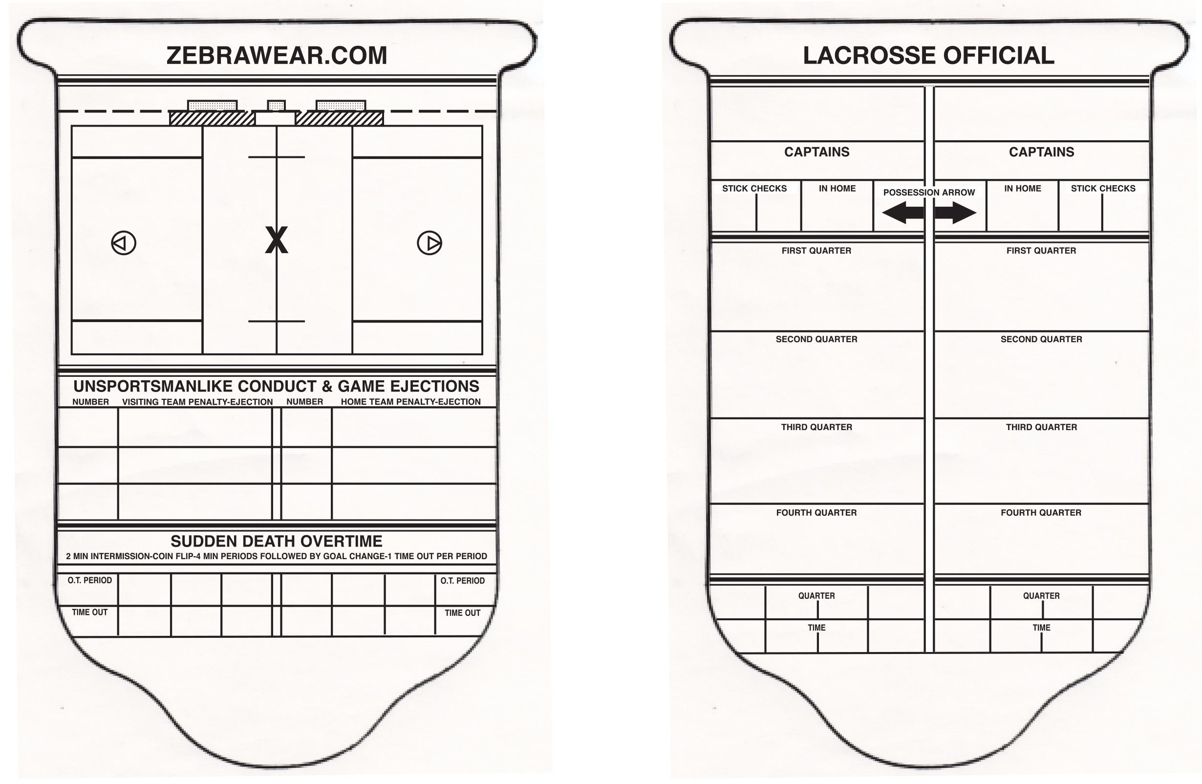 ZebraWear Lacrosse officials Starter Pack by 